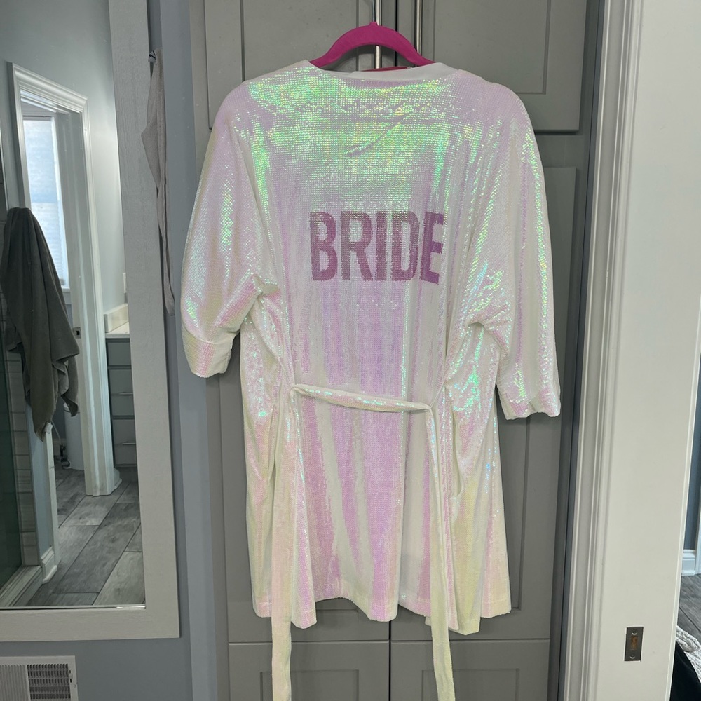 Hailey Paige sequenced bathrobe, size medium